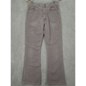 Vintage Sears Thumbs Up Corduroy Pants Gray Mens  32L Trim Fit‎ Flared